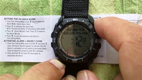 how to turn off alarm on a armitron watch|armitron chrono alarm watch instructions.